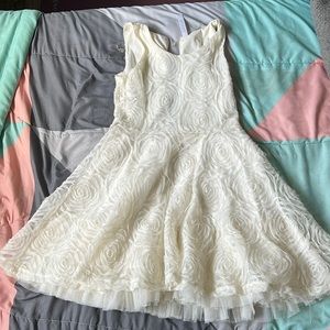 White kids dress